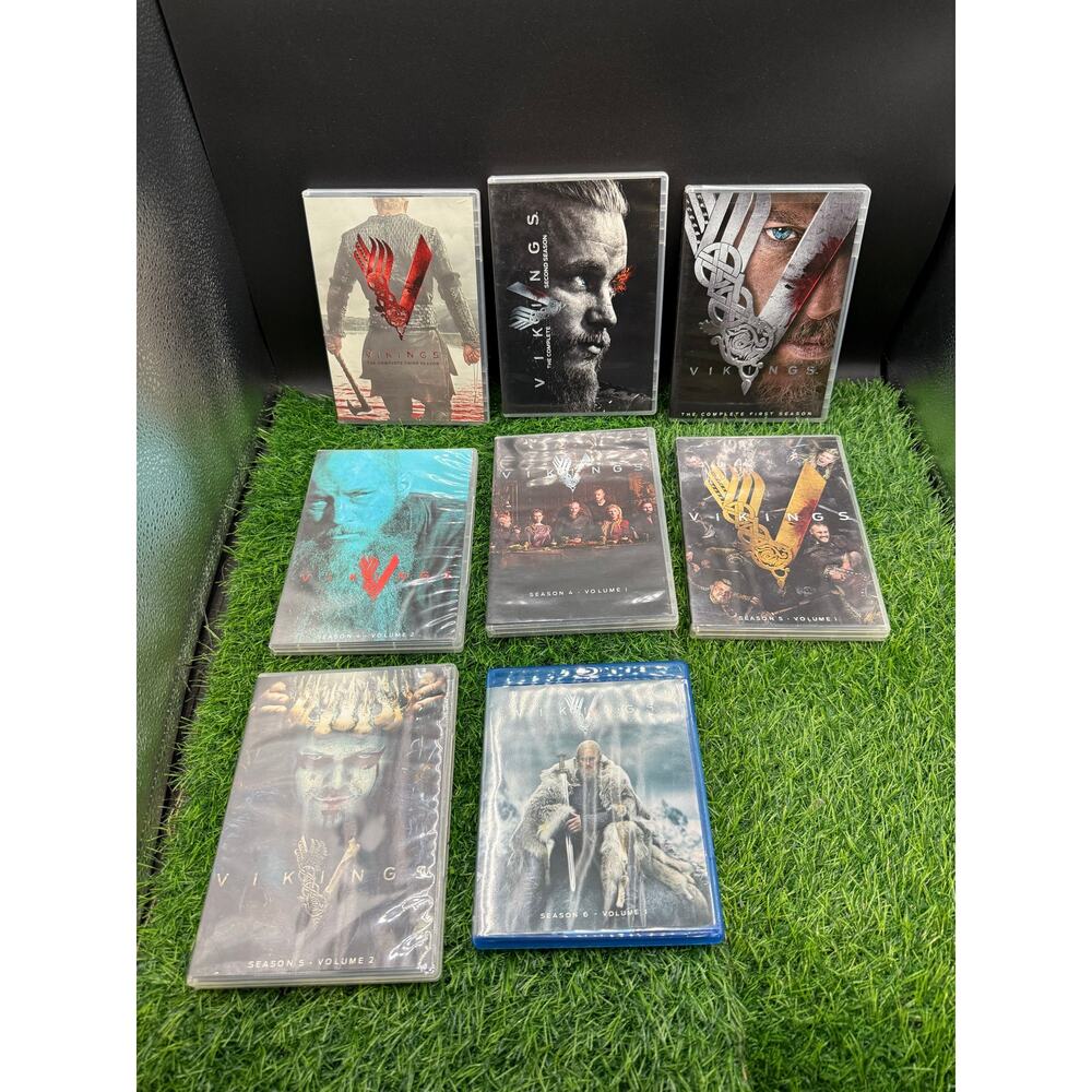 MGM Vikings Seasons 1–5 (DVD) + Season 6 Volume 1 (Blu-ray) Set